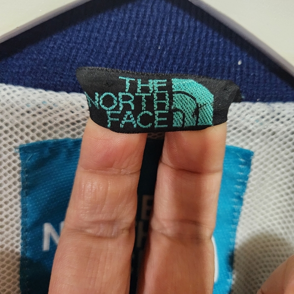 VERY RARE! Light Blue Label NORTH FACE Navy Blue Goretex Jacket MADE IN UK sz M - Picture 8 of 14